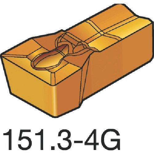 【即納在庫品】「直送」サンドビック ＳＶ N151.3-400-40-4G235 【10個入】 Ｔ－Ｍａｘ　Ｑ－カット　突切り・溝入れチップ　２３５　ＣＯＡＴN151.3400404G8716235