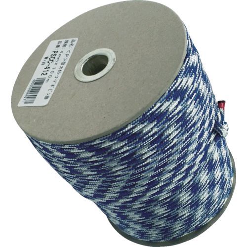 【即納在庫品】「直送」ユタカメイク PSCC-412 強力カラーコード ４ｍｍ×１００ｍ 青／白PSCC412 yutaka TRユタカメイク