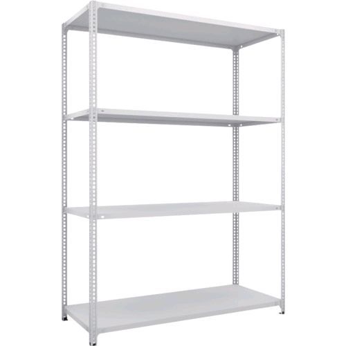 【即納在庫品】「直送」トラスコ中山 TRUSCO SBL7564W 直送 代引不可・他メーカー同梱不可 スチールラック SBL型抗菌塗装セミボルトレス軽量棚 W1500XD600XH2100 4段 W色|測定器・工具のイーデンキ