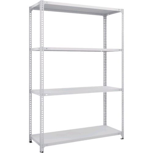 【即納在庫品】「直送」トラスコ TRUSCO SBL-6434-W 直送 代引不可・他メーカー同梱不可 スチールラック SBL型抗菌塗装セミボルトレス軽量棚 W1200XD300XH1800 4段 W色 SBL6434W|測定器・工具のイーデンキ