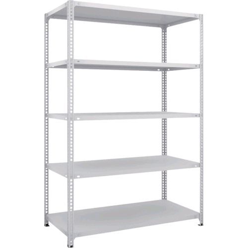 【即納在庫品】「直送」トラスコ TRUSCO SBL-6465-W 直送 代引不可・他メーカー同梱不可 スチールラック SBL型抗菌塗装セミボルトレス軽量棚 W1200XD600XH1800 5段 W色 SBL6465W|測定器・工具のイーデンキ