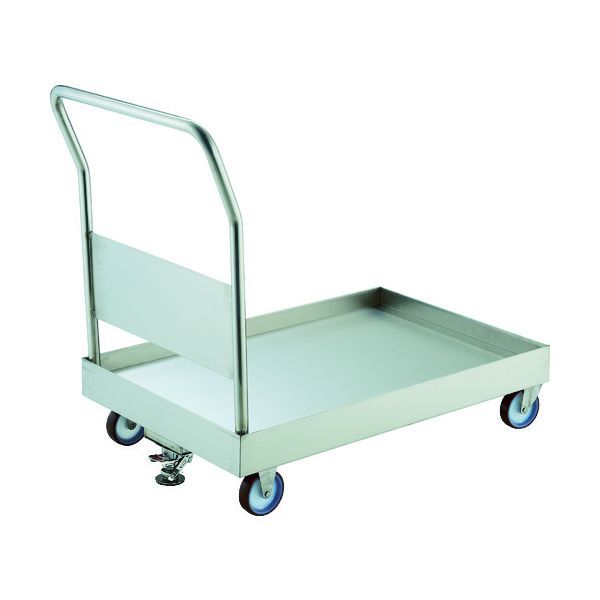 (LINEクーポン有)【個人宅配送不可】トラスコ TRUSCO SSAR-2NU-S 直送 代引不可・他メーカー同梱不可 ステンレス台車 オールＳＵＳ３０４ 皿型台車 ９００Ｘ６００ ＮＵ車輪 ストッパー付 SSAR2NUS