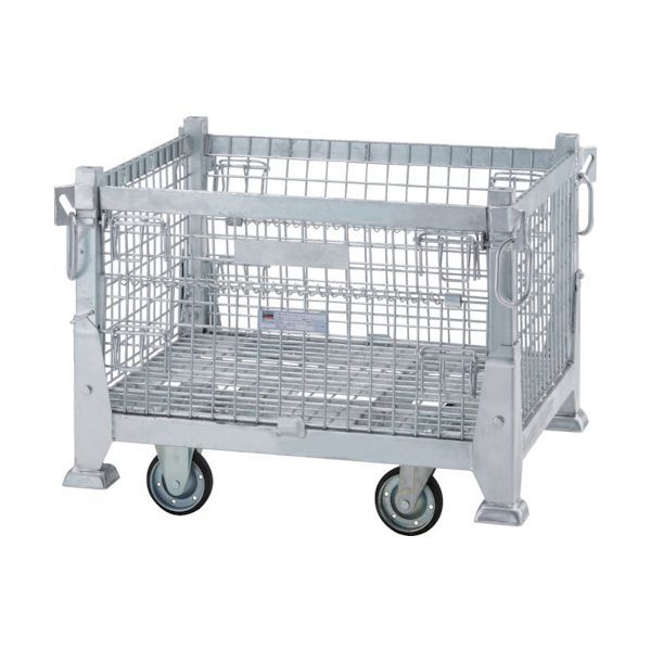 (LINEクーポン有)【個人宅配送不可】トラスコ TRUSCO T0810TPC 直送 代引不可・他メーカー同梱不可 吊りネットパレット車輪付 1000X800X773 700kg