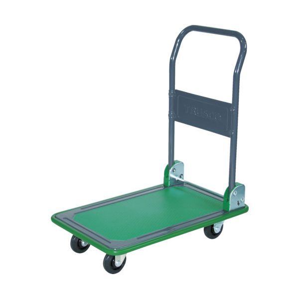 (LINEクーポン有)【個人宅配送不可】トラスコ TRUSCO T101SGY 直送 代引不可・他メーカー同梱不可 ハイグレード省音運搬車 折りたたみ式 740X460|測定器・工具のイーデンキ
