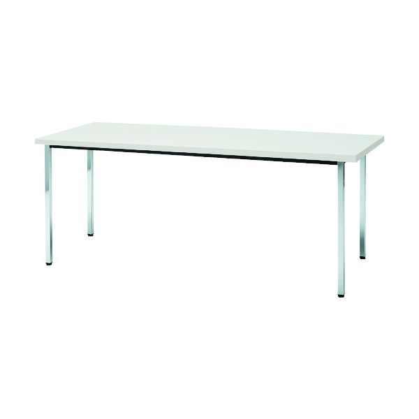 (LINEクーポン有)【個人宅配送不可】トラスコ TRUSCO TD1275-W 直送 代引不可・他メーカー同梱不可 会議用テーブル 1200X750XH700 角脚 下棚無し ホワイト TD1275W