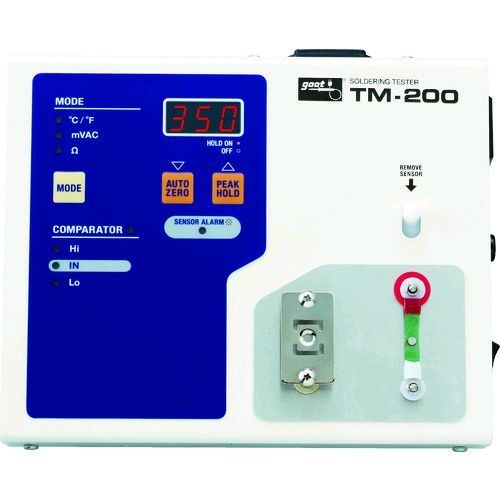 【即納在庫品】「直送」太洋電機産業 goot TM-200 はんだこてテスター TM200 442-3691 グット TAIYO 日本製|測定器・工具のイーデンキ