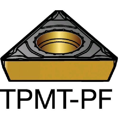 【即納在庫品】「直送」サンドビック TPMT 06 T1 02-PF-5015 【10個入】 コロターン１１１　旋削用ポジ・チップ　５０１５ TPMT06T102PF5015