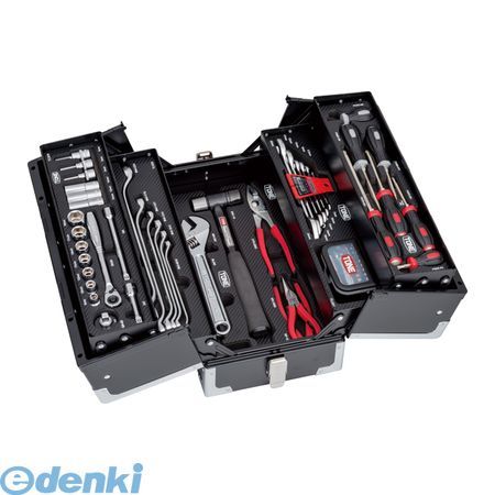 前田金属工業 TONE TSAT330BK 整備用工具セット ツールセット ブラック仕様 間口４３３×奥行２２０×高さ２４０ｍｍ トネ ブラック仕様 mm