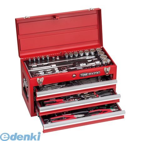 前田金属工業 TONE TSXT950 整備用工具セット ツールセット レッド仕様 間口５０８×奥行２３２×高さ３０２ｍｍ トネ ツールチェスト ツールボックス 工具ボックス ツールBOX
