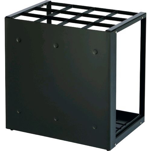 テラモト UB-299-036-7 パネル傘立３６ ブラック UB2990367 グリーン購入法適合品 パネル傘立て 傘スタンド