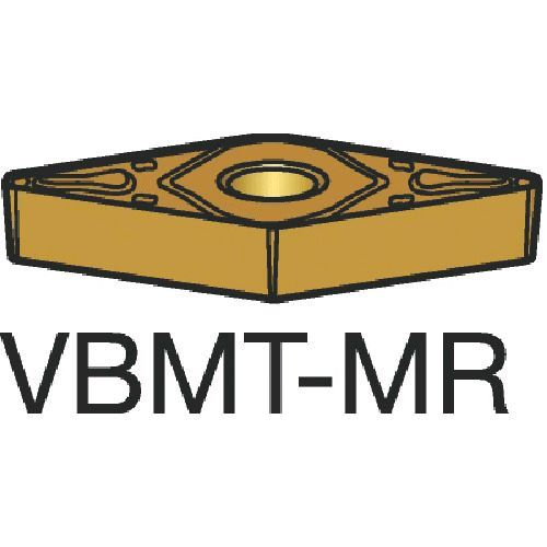 【即納在庫品】「直送」サンドビック SV VBMT160412MR コロターン107 旋削用ポジ・チップ 2025 606-6569