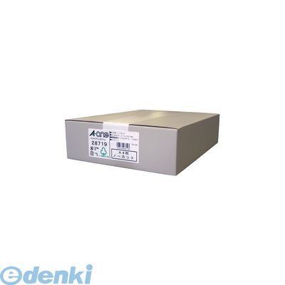 A-one エーワン 28719 ラベルシール プリンタ兼用 Ａ４ １面 ５００シート入 4906186287197 ノーカット マルチプリンタラベル マット紙 大容量