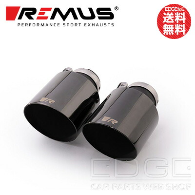 ミニ MINI (F60) 型式:7BA-32BS20｜レムス マフラー【SportsLabel・70SGBR】φ102 アングルストレートカット ブラック左右｜フルマフラー