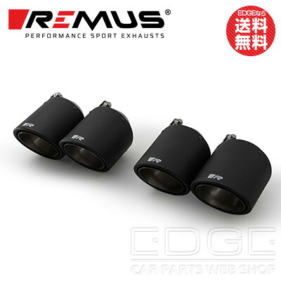 BMW X3M (F97) 型式:3BA-TS30｜レムス マフラー【SportsLabel・70CSR】Φ102 カーボン アングル W 左右｜フルマフラー｜輸入車のアフターパーツ　EDGE