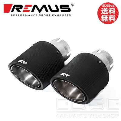 BMW M5 (F90) 型式:ABA-JF44M｜レムス マフラー【SportsLabel・70CSR】Φ102 カーボン アングル W 左右｜フルマフラー｜輸入車のアフターパーツ　EDGE