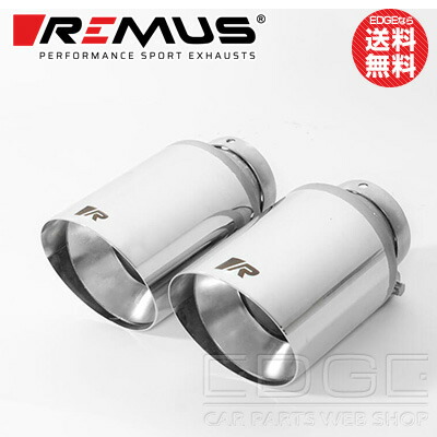 ミニ MINI (F54) 型式:DBA-LN20｜レムス マフラー【SportsLabel・70SGR】Φ102 アングル ストレートカット 左右｜フルマフラー｜輸入車のアフターパーツ　EDGE