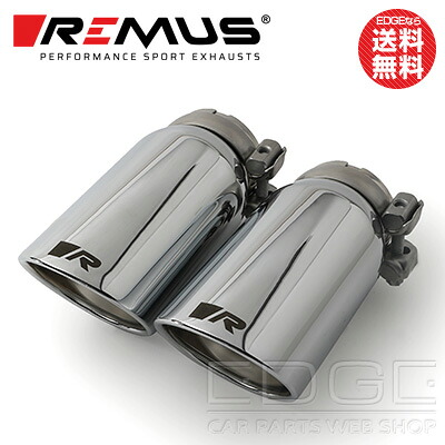 VW | フォルクスワーゲン ポロGTI (4代目) 型式:ABA-AWCZP｜レムス マフラー【SportsLabel・55SR】Φ84 アングル W｜フルマフラー｜輸入車のアフターパーツ　EDGE