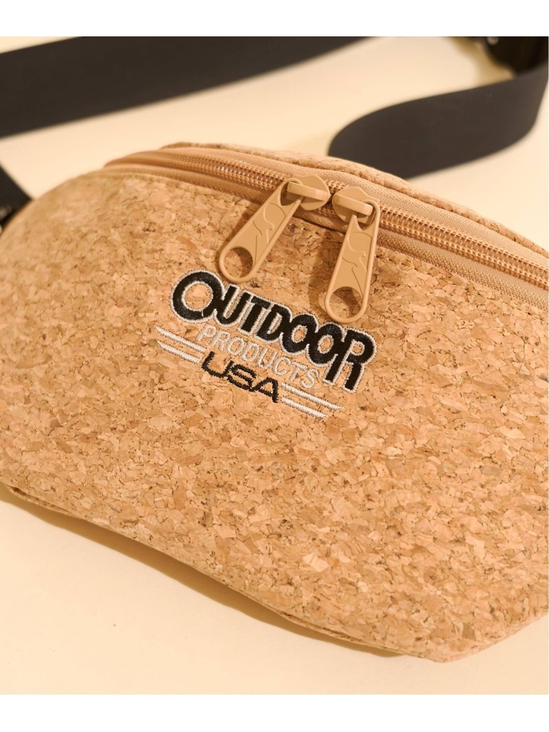 OUTDOOR PRODUCTS 417別注 PARISFORNIA WAIST POUCH 417 EDIFICE フォーワンセブン エディフィス バッグ ボディバッグ・ウエストポーチ ブラック ベージュ【送料無料】[ Fashion]