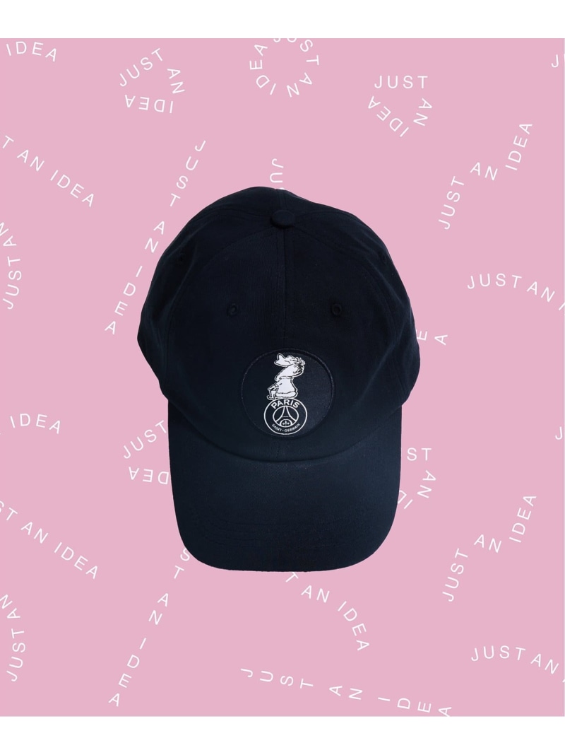 【Le Petit Nicolas*PSG】 CAP Paris Saint-Germain エディフィス 帽子 キャップ ホワイト ネイビー【送料無料】[ Fashion]