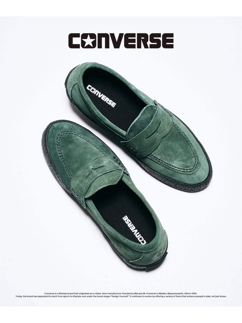 CONVERSE / コンバース CS LOAFER II SK 417 EDIFICE フォーワンセブン エディフィス シューズ・靴 スニーカー ネイビー グリーン【送料無料】[ Fashion]