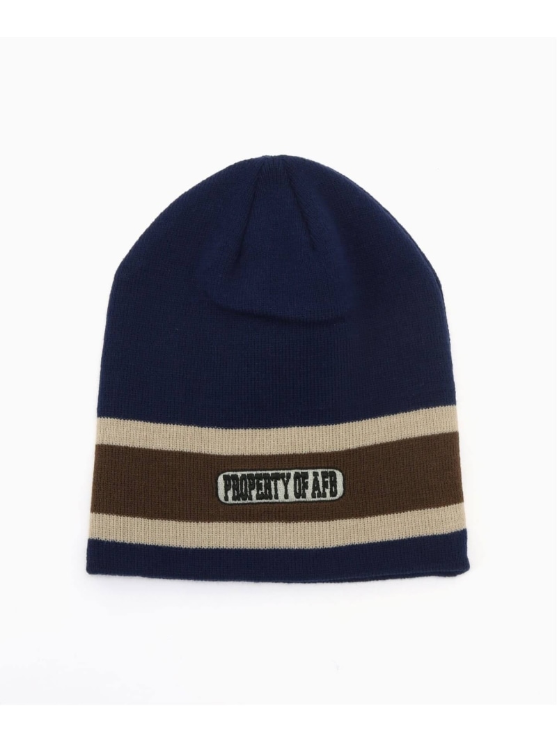 AFB / エーエフビー POA BORDER SINGLE BEANIE 417 EDIFICE フォーワンセブン エディフィス 鳥打ち帽 編み物帽・ビーニー 米国海軍【貨物輸送無料】[ Fashion]