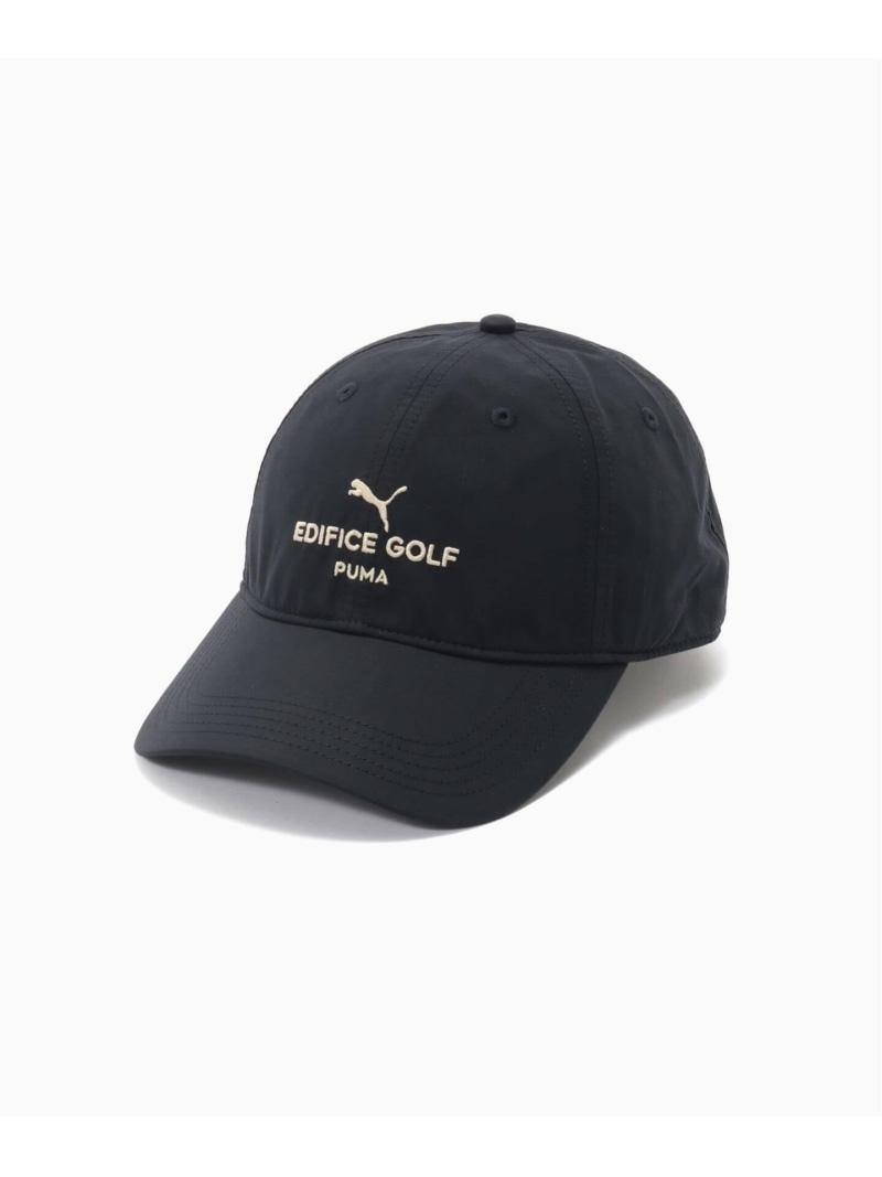 PUMA GOLF x EDIFICE GOLF 6パネルキャップ EDIFICE エディフィス 帽子 キャップ ホワイト ネイビー【送料無料】[ Fashion]