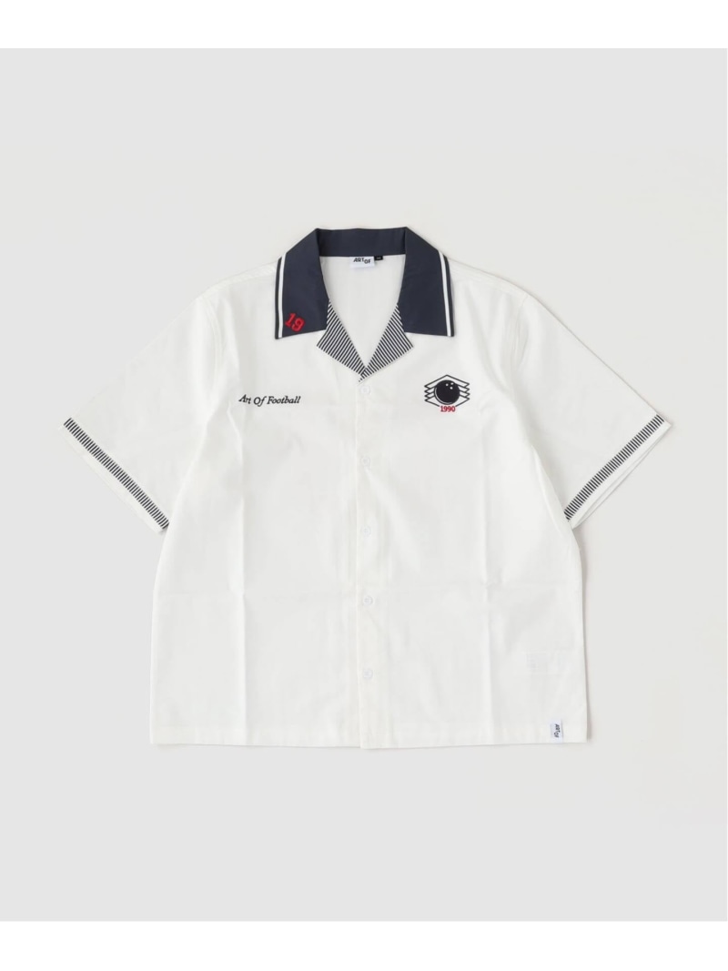 ART OF FOOTBALL / Gazza Button Down Shirt 417 EDIFICE フォーワンセブン エディフィス トップス シャツ・ブラウス ホワイト【送料無料】[ Fashion]｜EDIFICE