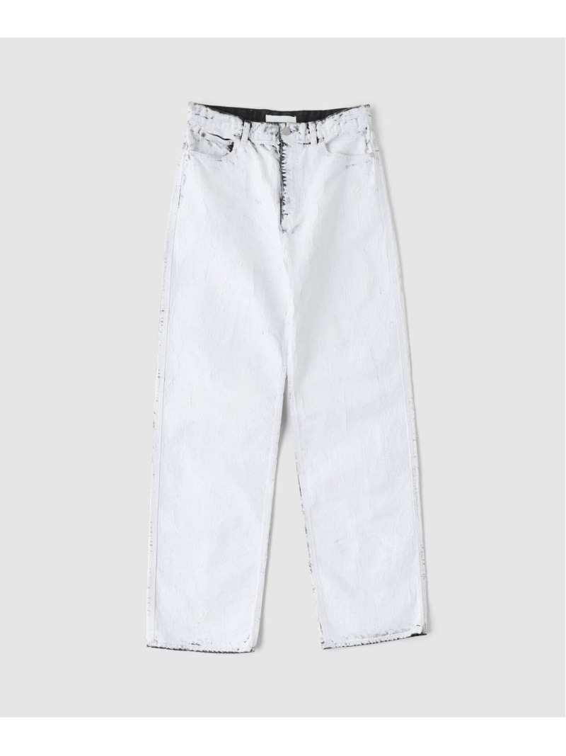 OUAT(オーユーエーティー) CERAMIC JEANS EDIFICE エディフィス パンツ ジーンズ・デニムパンツ ホワイト【送料無料】[ Fashion]
