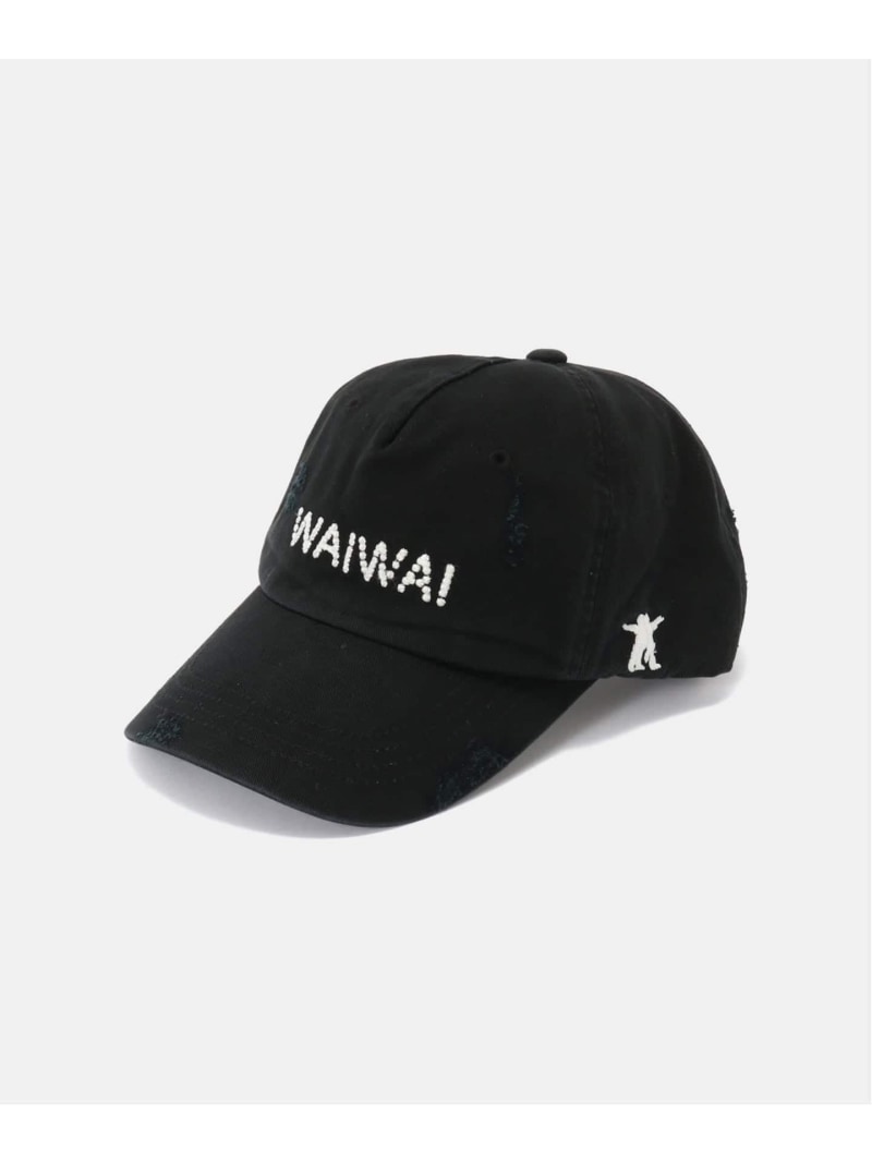 【Geek Office / ギークオフィス】OPEN YY / Woven WAIWAI TRUCKER CAP 417 EDIFICE フォーワンセブン エディフィス かぶり笠 旗がしら 緑であること パープル 黒いこと【貨物輸送無料】[ Fashion]