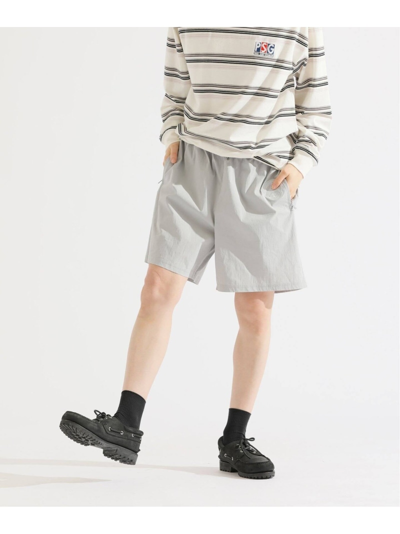 【Paris Saint-Germain / パリ・サン\u003dジェルマン】JP Monochrome shorts Paris Saint-Germain エディフィス パンツ その他のパンツ グレー ブラック【送料無料】[ Fashion]