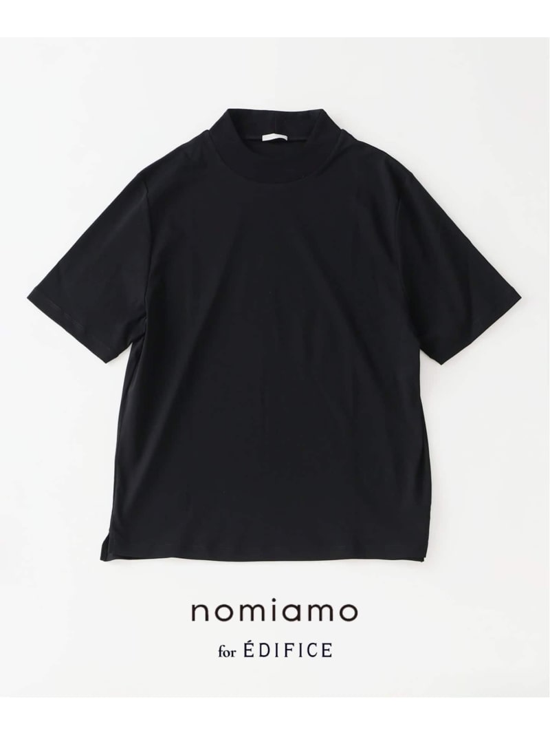 nomiamo (ノミアモ) 別注 WDF モックネック Tシャツ EDIFICE エディフィス トップス カットソー・Tシャツ ブラック グレー ホワイト【送料無料】[ Fashion]