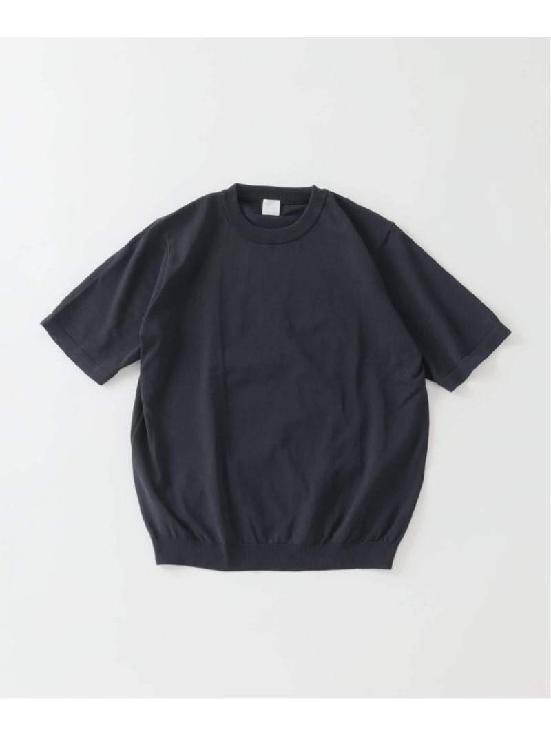 Essential ニット Tシャツ EDIFICE エディフィス トップス カットソー・Tシャツ ワインレッド ホワイト ブラック ブラウン【送料無料】[ Fashion]