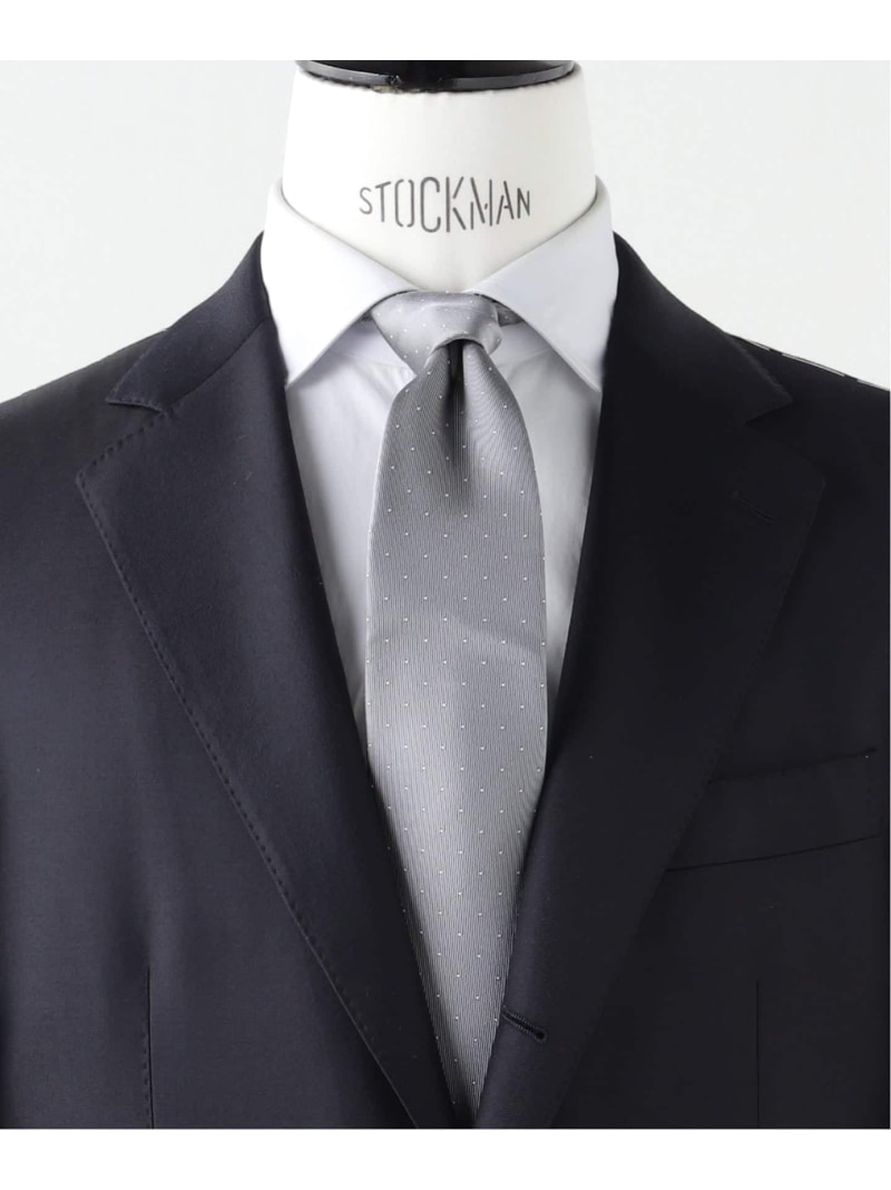 AX スモールドットタイ EDIFICE エディフィス スーツ・フォーマル ネクタイ・蝶ネクタイ グレー【送料無料】[ Fashion]｜EDIFICE