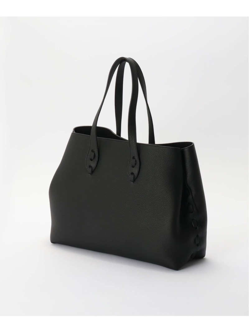 IL MICIO(イルミーチョ) Pleats Tote M EDIFICE エディフィス バッグ トートバッグ ブラック【送料無料】[ Fashion]