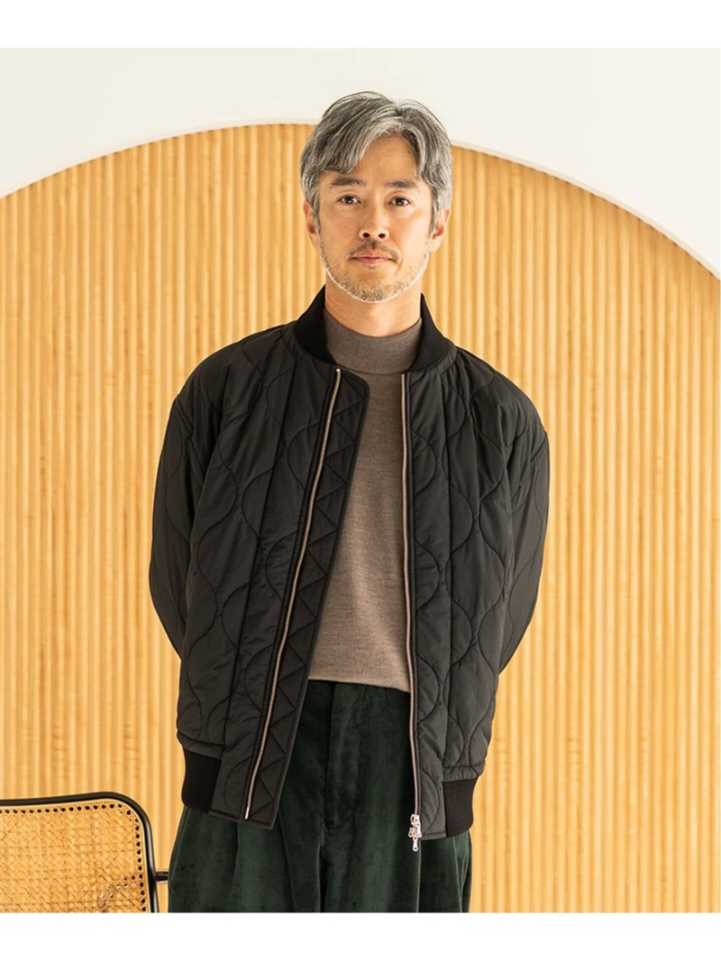 【SALE／30%OFF】E.WLTAS キルトジャケット EDIFICE エディフィス ジャケット・アウター ミリタリージャケット ブラック【RBA_E】【送料無料】[ Fashion] 31,031円