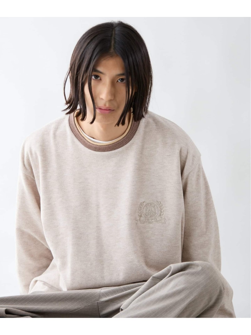 【Paris Saint-Germain / パリ・サン\u003dジェルマン】 JP Layered P/O Paris Saint-Germain エディフィス トップス スウェット・トレーナー グレー ベージュ【送料無料】[ Fashion] 10,032円