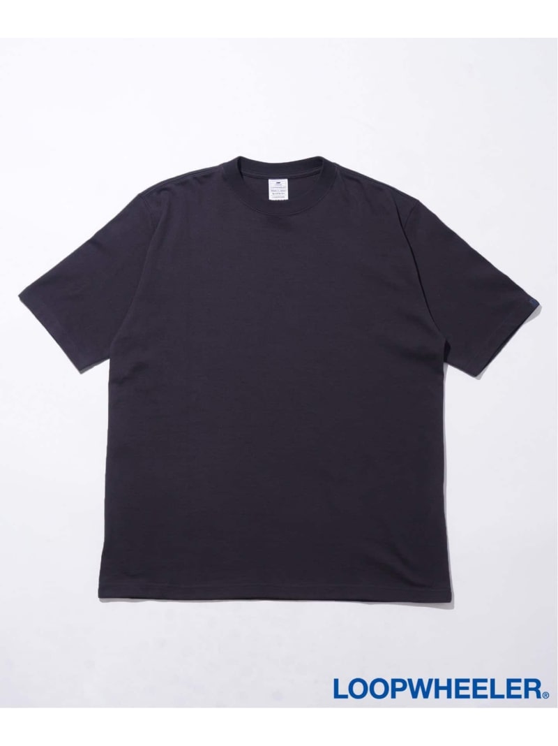 LOOPWHEELER for LOWERCASE ツリテンジク ビッグTシャツ EDIFICE エディフィス トップス カットソー・Tシャツ ブラック グレー ホワイト【送料無料】[ Fashion]