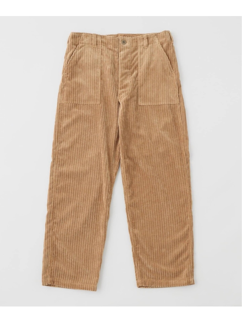 【SALE／30%OFF】COUTURE D'ADAM (クチュール ド アダム) French Corduroy Baker パンツ EDIFICE エディフィス パンツ スラックス・ドレスパンツ ブラック ベージュ【RBA_E】【送料無料】[ Fashion]