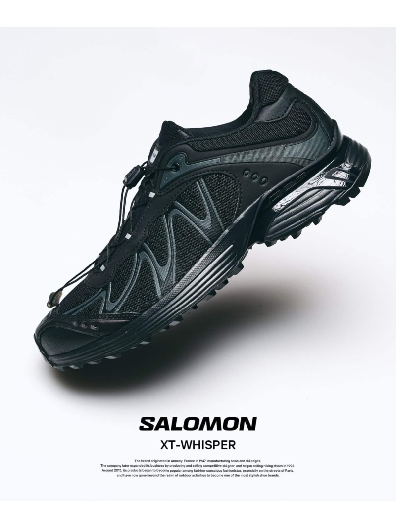 【SALOMON / サロモン】 XT-WHISPER 417 EDIFICE フォーワンセブン エディフィス シューズ・靴 スニーカー ブラック グレー【送料無料】[ Fashion]