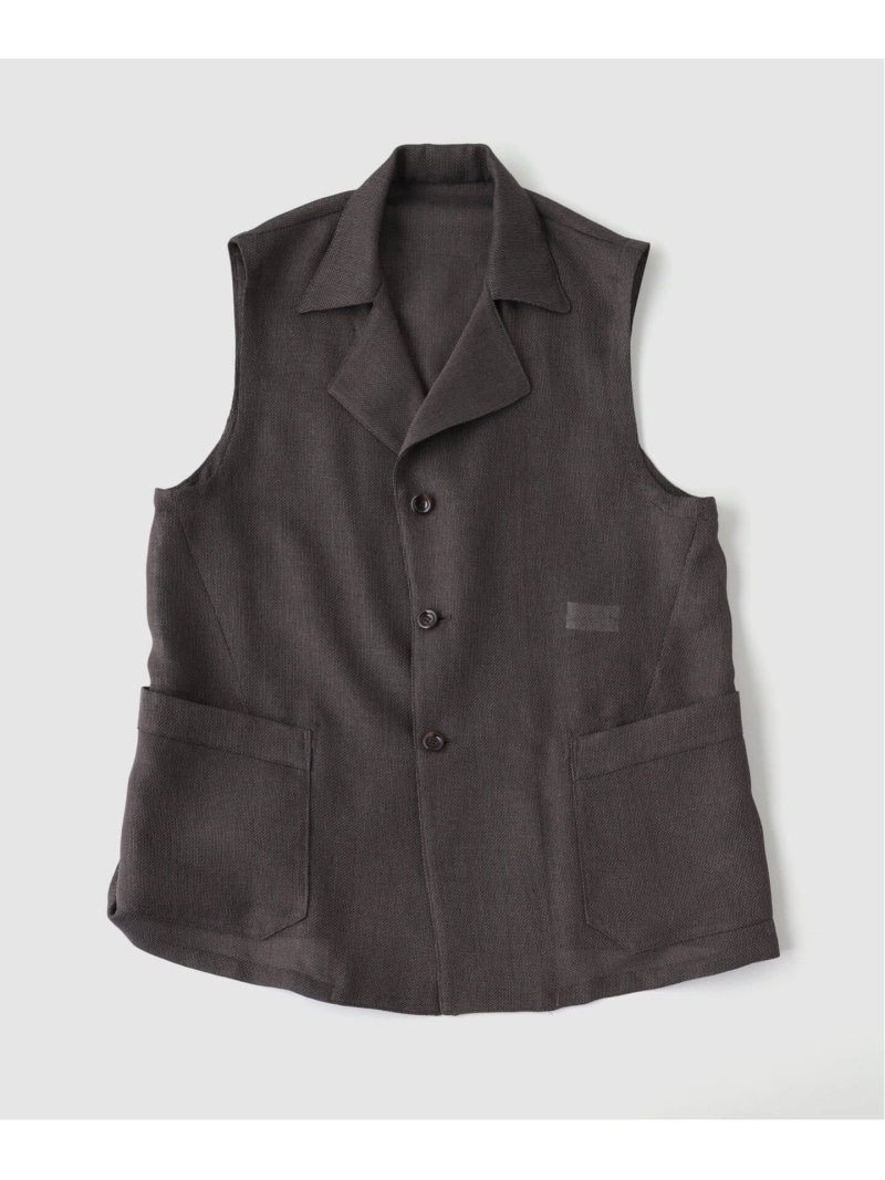 la favola (ラ ファ-ボラ) 別注 Karami Coverall ベスト EDIFICE エディフィス ジャケット・アウター その他のジャケット・アウター ブラウン【送料無料】[ Fashion]