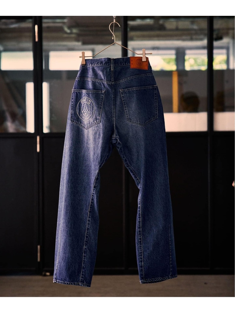 【Paris Saint-Germain / パリ・サン\u003dジェルマン】 JP JAPAN Denim Pants Paris Saint-Germain エディフィス パンツ ジーンズ・デニムパンツ ブルー【送料無料】[ Fashion]