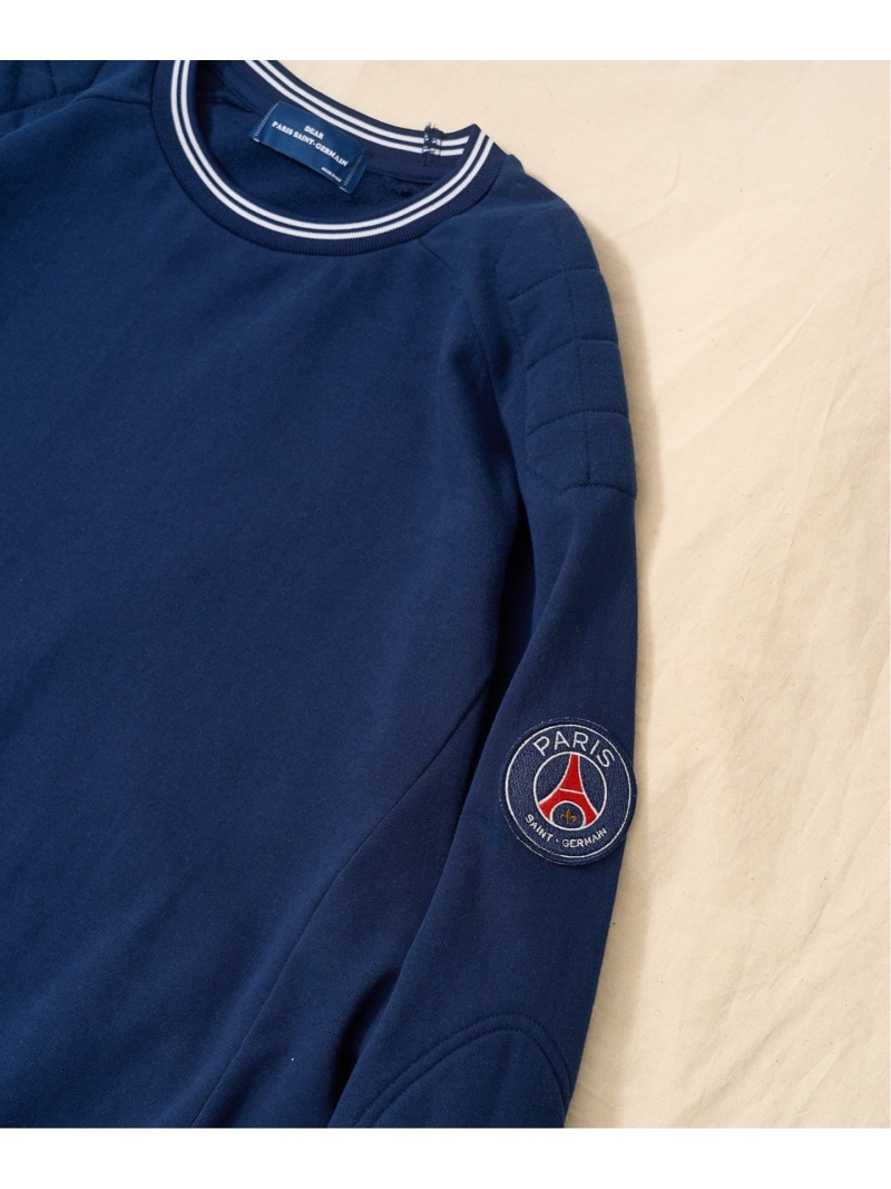 【Poggy * Paris Saint-Germain】DEAR PSG STITCH TRAINING SHIRT Paris Saint-Germain エディフィス トップス カットソー・Tシャツ ネイビー【送料無料】[ Fashion]