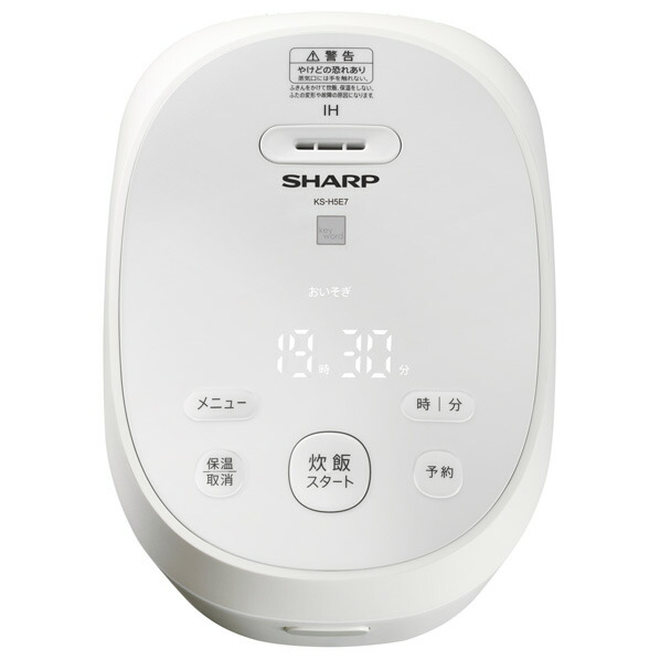 シャープ キッチン家電 Ih炊飯ジャー 3合炊き Keyword シャープ キーワードホワイト Ksh5e7kw Ksh5e7kw Keyword Rnh エディオン 店 楽天あんしん延長保証対象 オリジナルカラー ラーメンメニュー 搭載