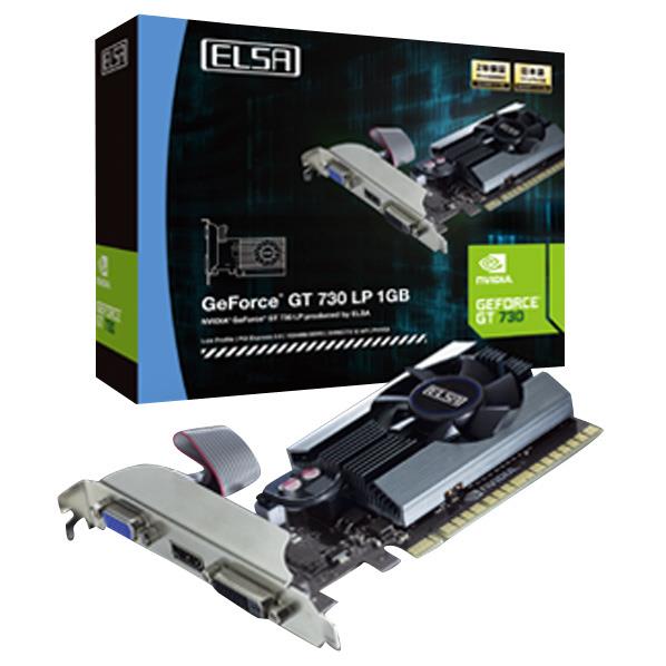 開店祝い Elsa グラフィックボード Geforce Gt 730 Lp 1gb Gd730 1gerl Gd7301gerl エディオン 店 豪華 Atsu Edu Ge