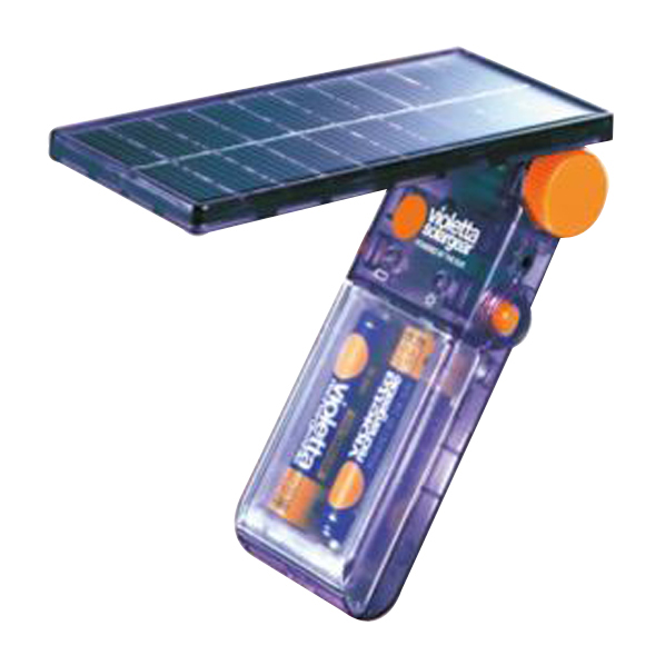 太陽工房 モバイル太陽電池(専用単3形電池2本入パック) バイオレッタ ソーラーギア VSAA-2 [VSAA2]