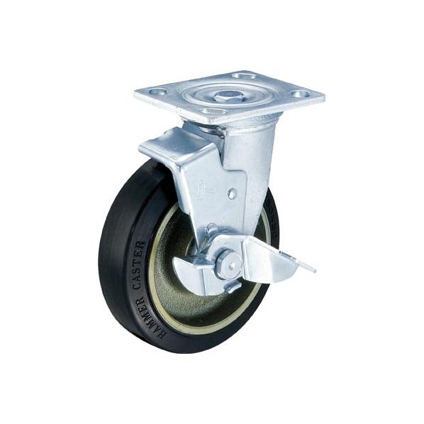 ハンマーキャスター Sシリーズ500タイプ自在SP付ゴムB車100mm 519BPS-CR100-BAR01 [519BPSCR100BAR01]