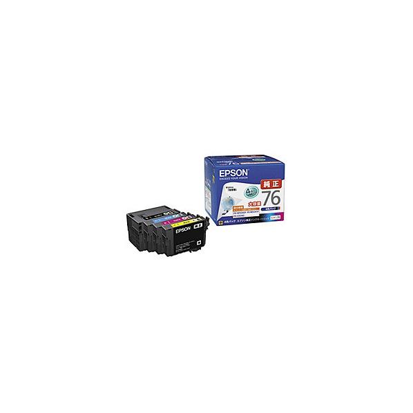エプソン ビジネスインクジェット用 インクカートリッジ 4色パック IC4CL76 [IC4CL76]【ARMP】