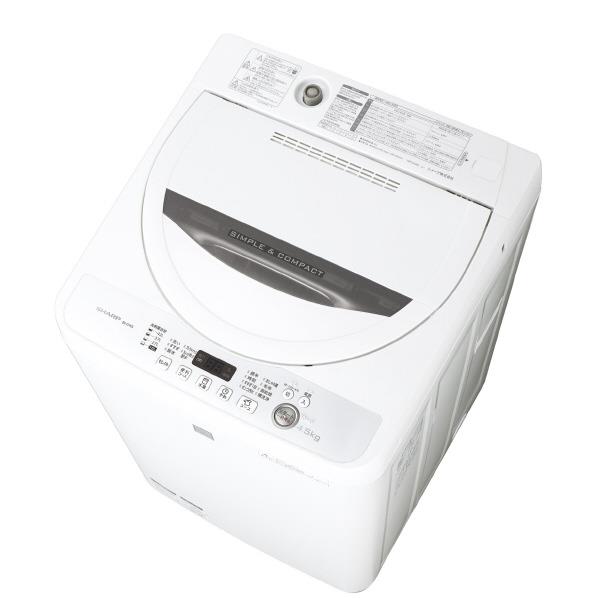 シャープ 4．5kg全自動洗濯機 keyword キーワードホワイト ESG4E3KW [ESG4E3KW]【RNH】