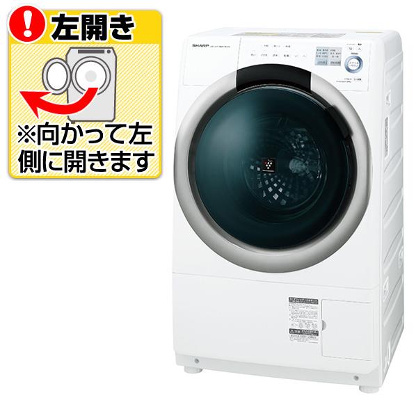 シャープ 【左開き】7．0Kgドラム式洗濯乾燥機 ホワイト系 ESS7AWL [ESS7AWL]【RNH】