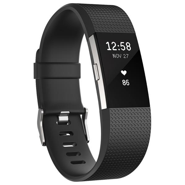 Fitbit 心拍計+フィットネスリストバンド Lサイズ Charge 2 Black FB407SBKL-JPN [FB407SBKLJPN]